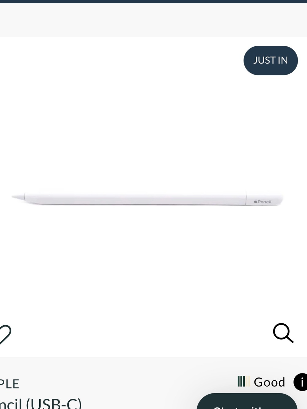 Apple Pencil USB-C Stylus - White